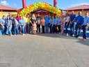 Parlamentares da Câmara Municipal, participaram da Inauguração do Centro Municipal de Educação Infantil (CMEI), Porfª Ana Célia Moreira da Silva Sales.