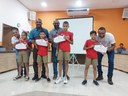 Presidente da Câmara Municipal e os Demais Vereadores, Participaram da Solenidade de Encerramento da 10ª Edição do  Projeto Social Bombeiros do Futuro.